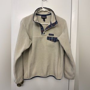 Womens Cream Fleece Patagonia Pullover